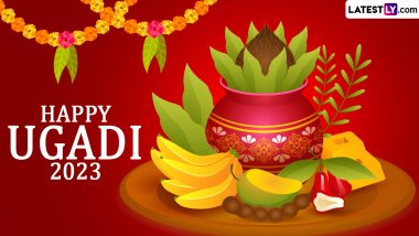 Happy Ugadi 2023 Images & Telugu New Year HD Wallpapers for Free Download Online: Wish Ugadi With WhatsApp Messages and Greetings to Family and Friends